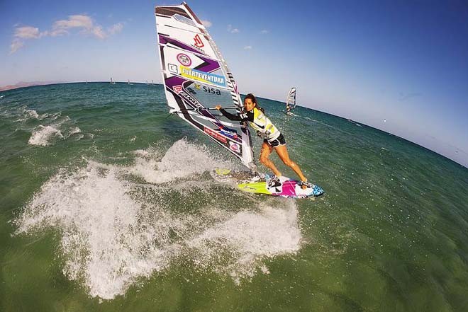 Laure Treboux - PWA Fuerteventura Grand Slam 2011 day 3 ©  John Carter / PWA http://www.pwaworldtour.com